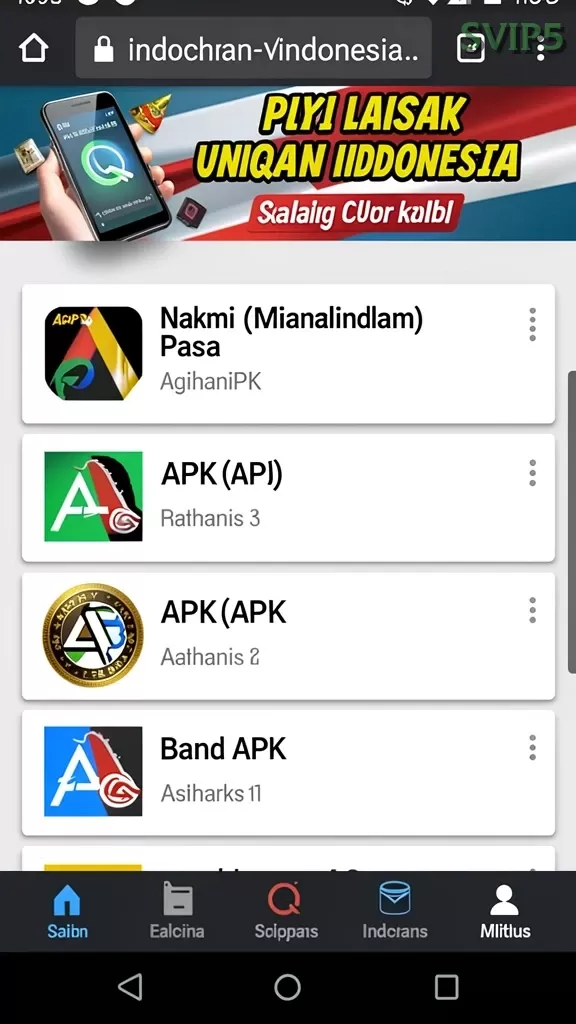 Cuplikan layar TOTO12 — pengaturan akun