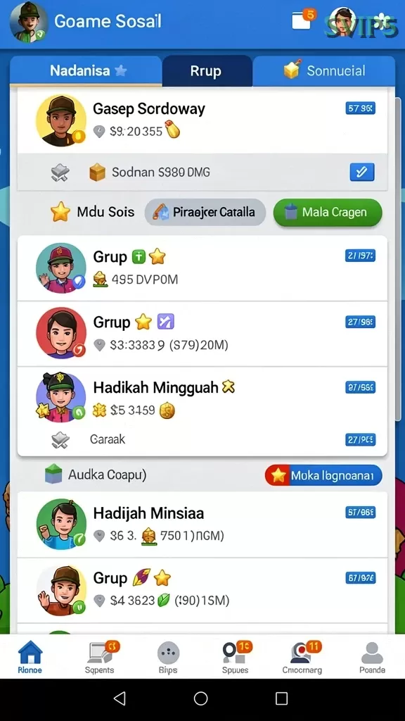 Cuplikan layar EE789 — halaman utama