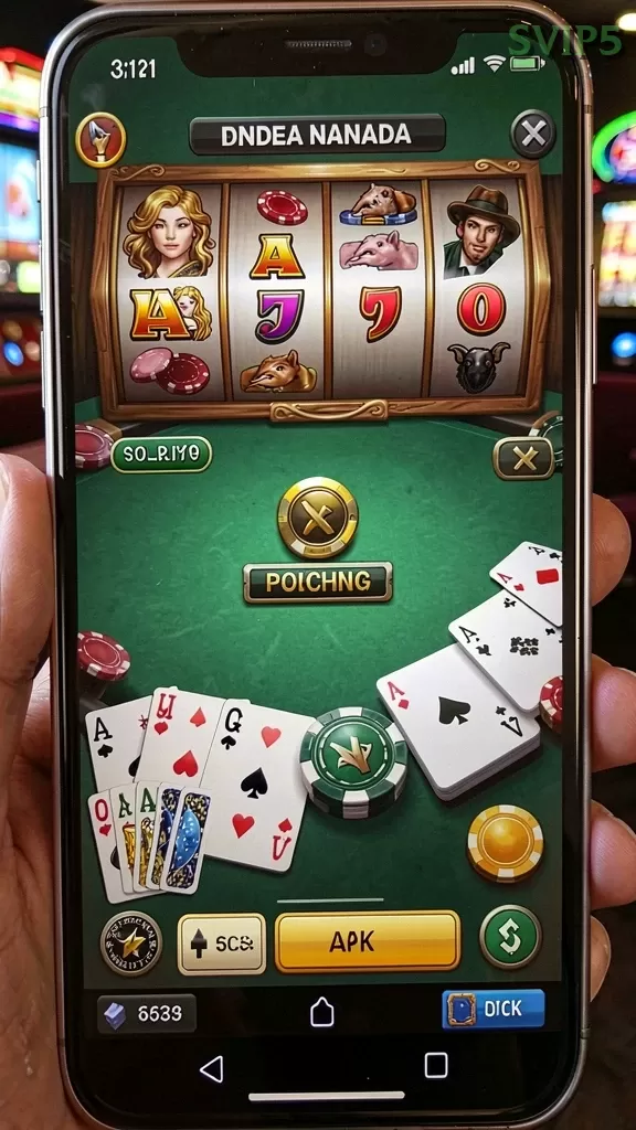 Cuplikan layar ZZ4D — menu navigasi